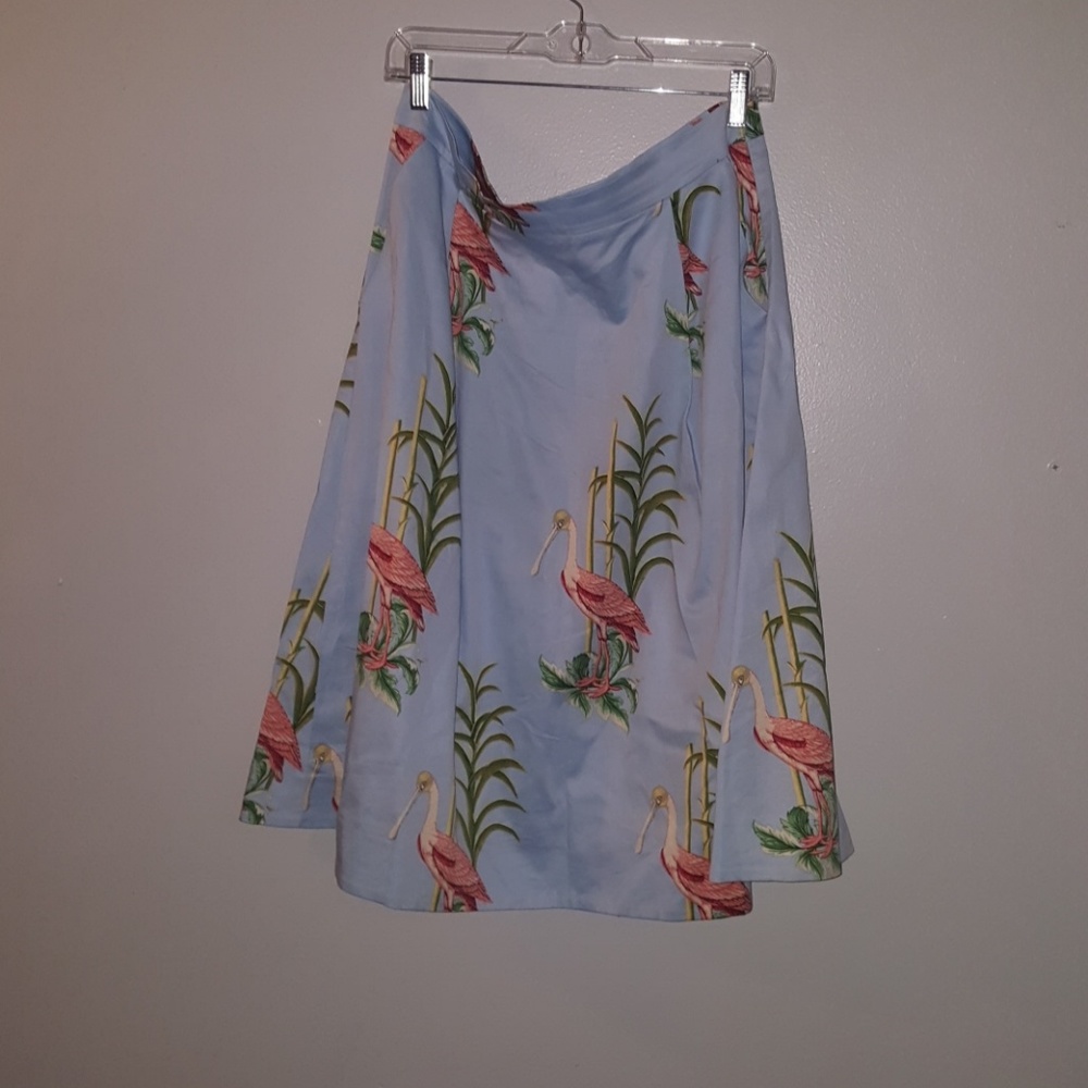 Cool Printed Midi Skirt w/pockets!